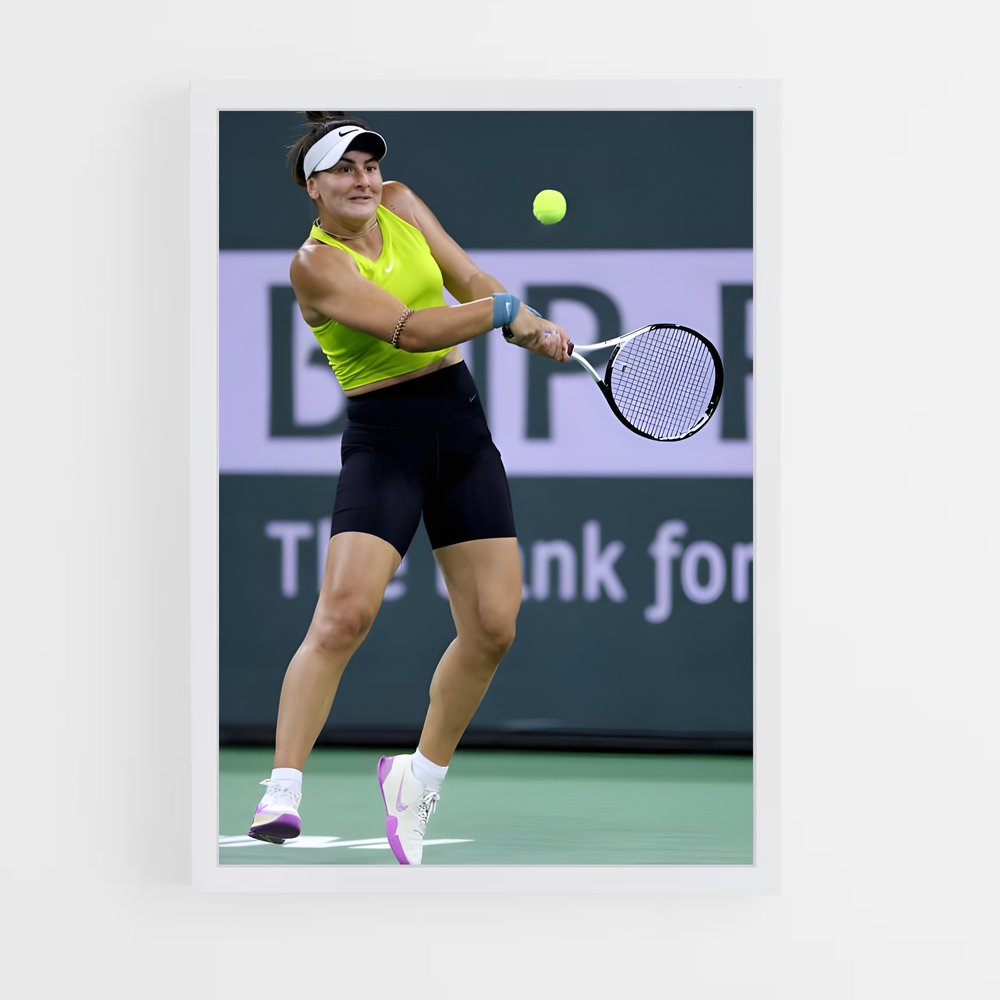 Poster Retour Gagnant – affiche Tennis (vue 3)